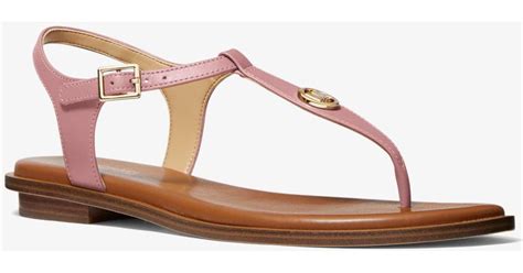 mallory leather t strap sandal